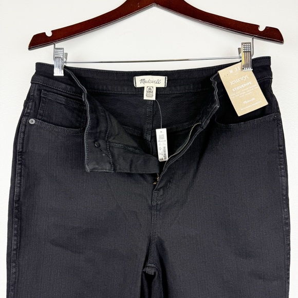Madewell Curvy Stovepipe Jeans Black Size 31 NWT - Picture 8 of 10